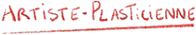 bouton artiste plasticienne